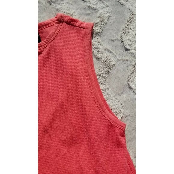 Adidas Coral Hidden Logo Jersey Style Dress Size M - Picture 3 of 13